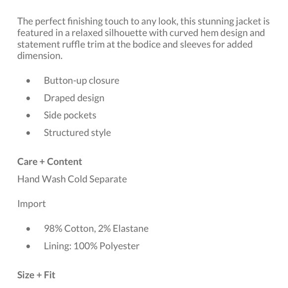 Free People Riffles Romance Jacket - Picture 4 of 4